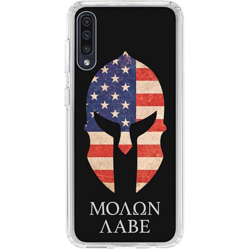 Molon Labe Galaxy A50 Clear Case