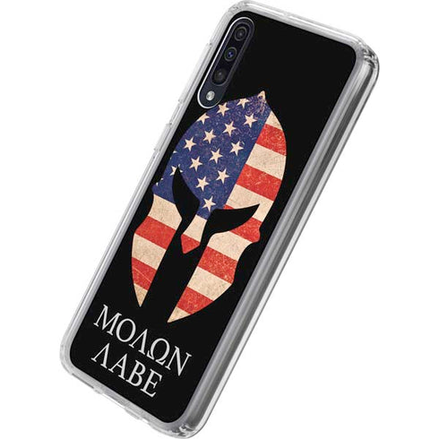 Molon Labe Galaxy A50 Clear Case