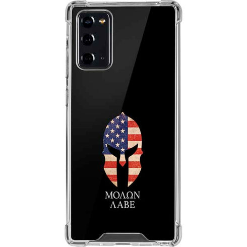 Molon Labe Galaxy Note20 5G Clear Case