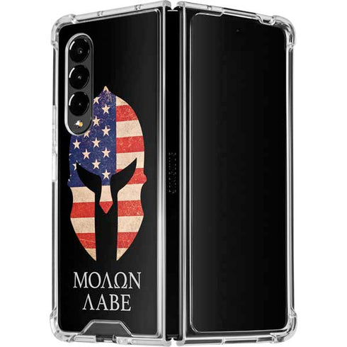 Molon Labe Galaxy Z Fold4 5G Clear Case