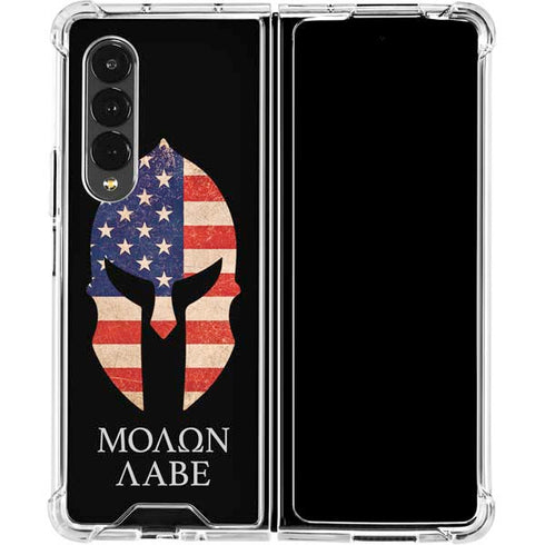 Molon Labe Galaxy Z Fold4 5G Clear Case