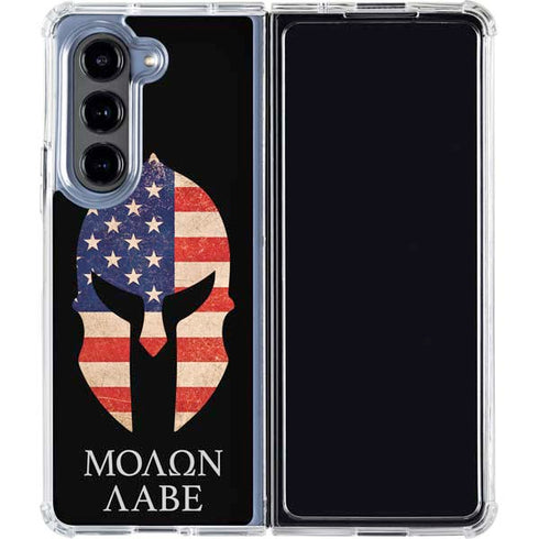 Molon Labe Galaxy Z Fold5 5G Clear Case