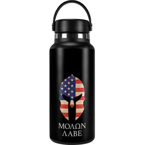 Molon Labe Hydro Flask 32oz Wide Mouth Skin
