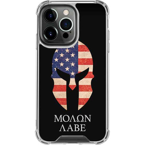 Molon Labe iPhone 13 Pro Clear Case