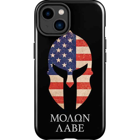 Molon Labe iPhone 15 Plus Impact Case