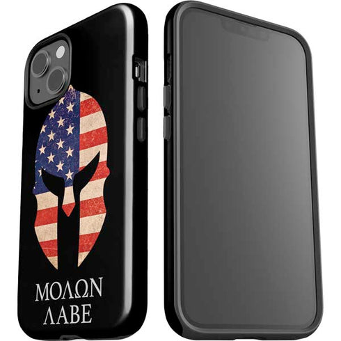 Molon Labe iPhone 15 Plus Impact Case