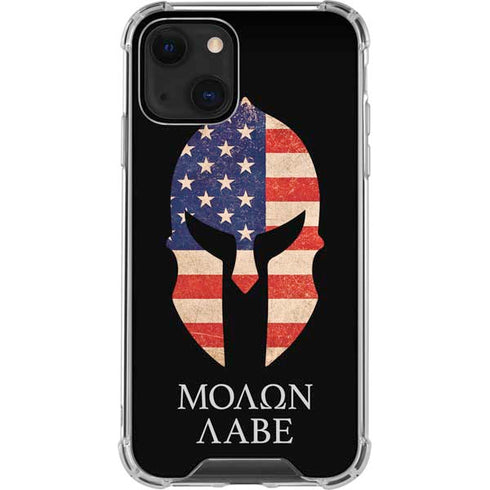 Molon Labe iPhone 14 Plus Clear Case