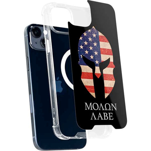 Molon Labe iPhone 15 Plus MagSafe Case
