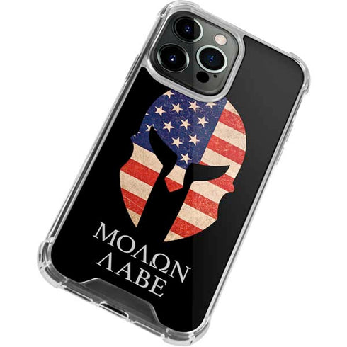 Molon Labe iPhone 14 Pro Clear Case