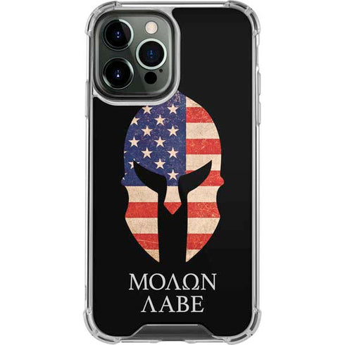 Molon Labe iPhone 14 Pro Max Clear Case