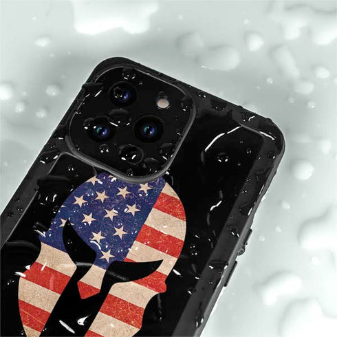 Molon Labe iPhone 14 Pro Max Waterproof Case