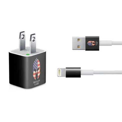 Molon Labe iPhone Charger (5W USB) Skin