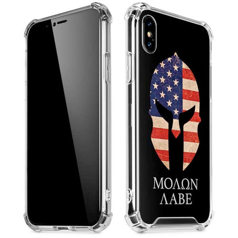 Molon Labe iPhone XS Max Clear Case