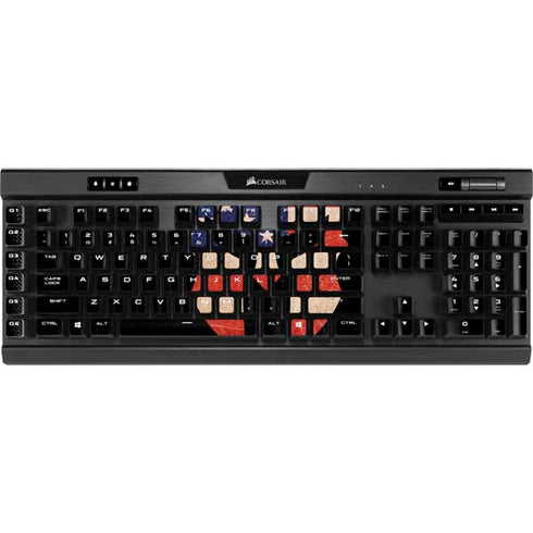 Molon Labe K95 RGB PLATINUM Mechanical Gaming Keyboard Skin