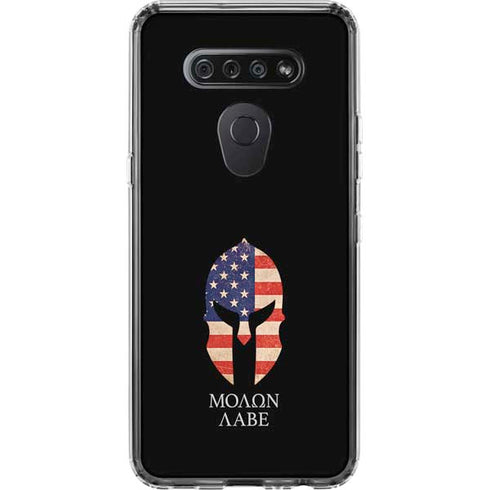 Molon Labe LG K51/Q51 Clear Case