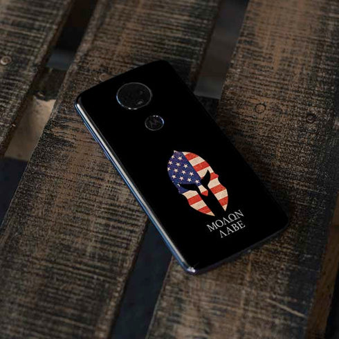 Molon Labe Moto E5 Plus Skin