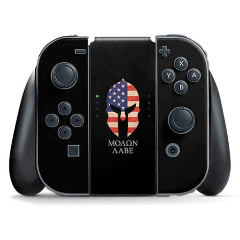 Molon Labe Nintendo Switch (2017-2021) Joy-Con Controller Skin