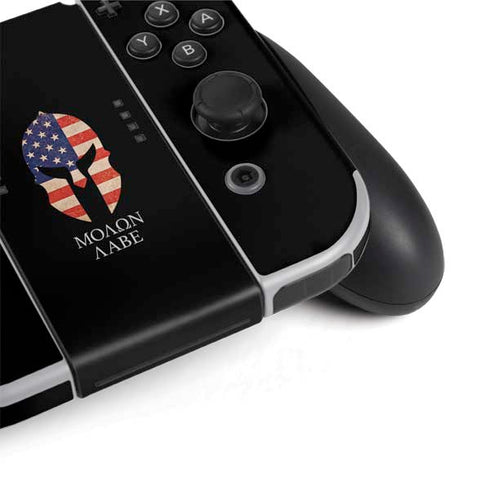 Molon Labe Nintendo Switch OLED (2021) Skin