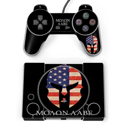 Molon Labe PlayStation Classic Bundle Skin