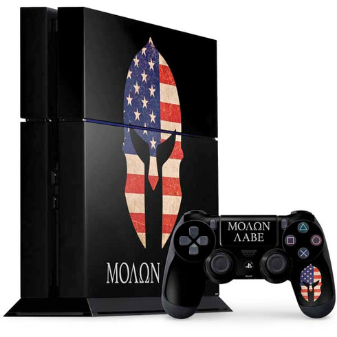 Molon Labe PS4 Console and Controller Bundle Skin