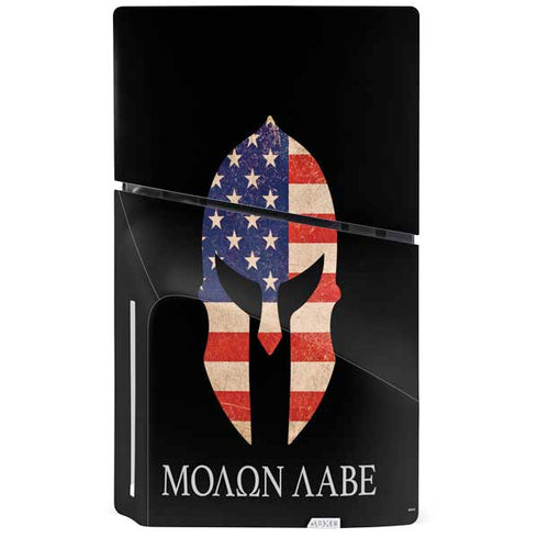 Molon Labe PS5 Slim Disk Bundle Skin
