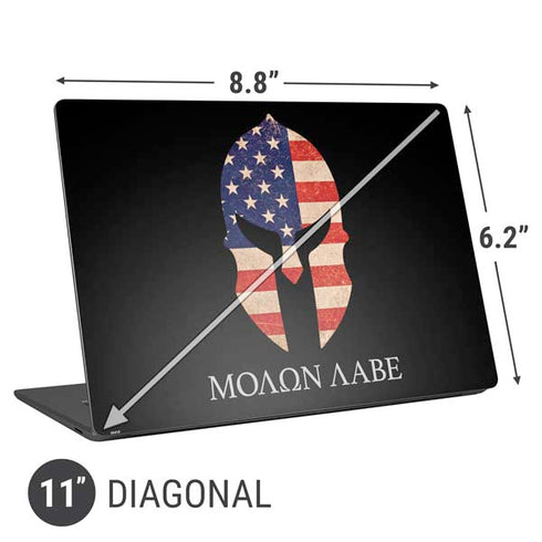 Molon Labe Universal Laptop 11in (8.8 x 6.2in) Skin