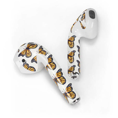 Cat Coq Monarch Butterflies Apple AirPods Skin