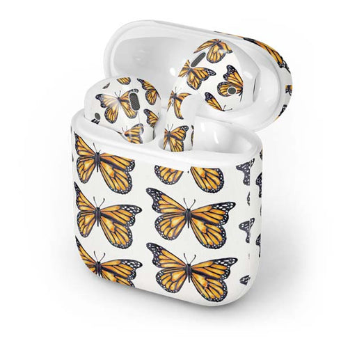 Cat Coq Monarch Butterflies Apple AirPods Skin