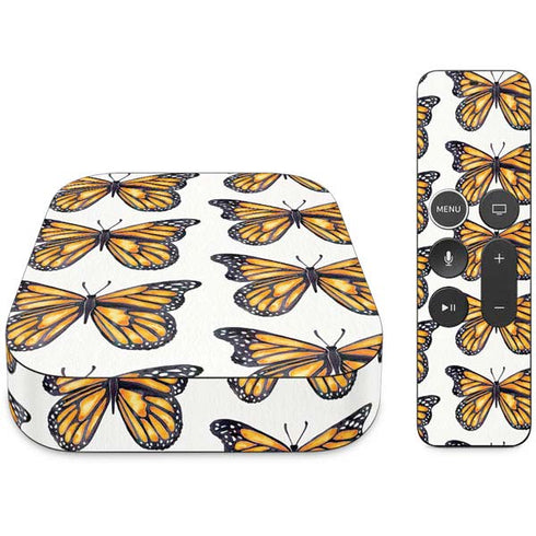 Cat Coq Monarch Butterflies Apple TV Skin