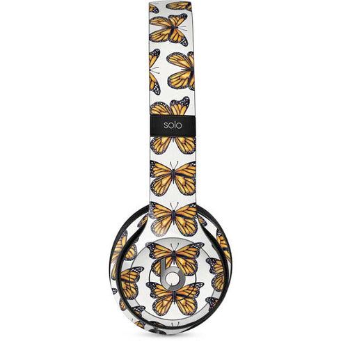 Cat Coq Monarch Butterflies Beats Solo 2 Wired Skin