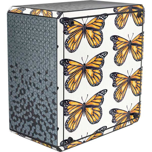Cat Coq Monarch Butterflies Cooler Master MasterBox Q300L Mini Tower Skin