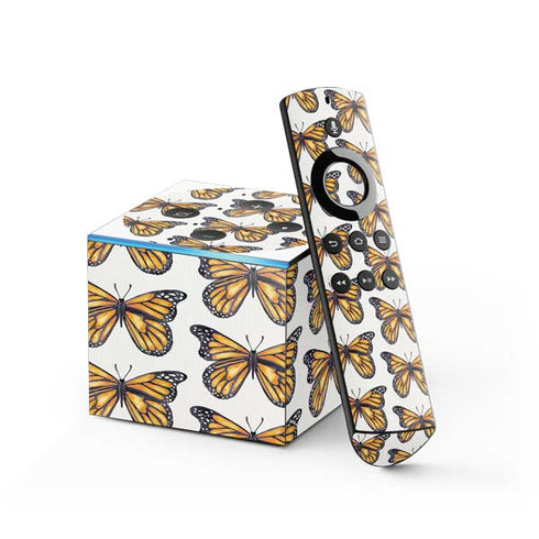 Cat Coq Monarch Butterflies Fire TV Cube Skin