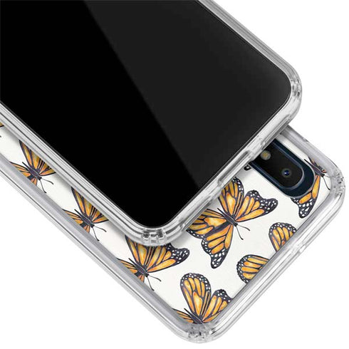 Cat Coq Monarch Butterflies Galaxy A10e Clear Case