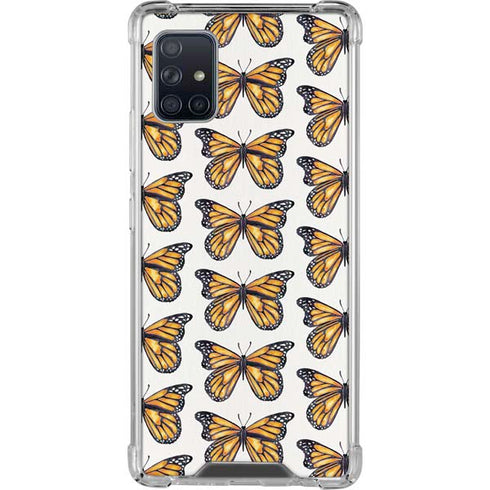 Cat Coq Monarch Butterflies Galaxy A51 5G Clear Case