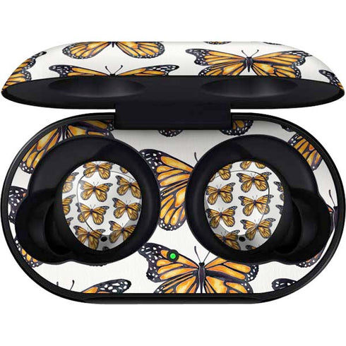 Cat Coq Monarch Butterflies Galaxy Buds Skin