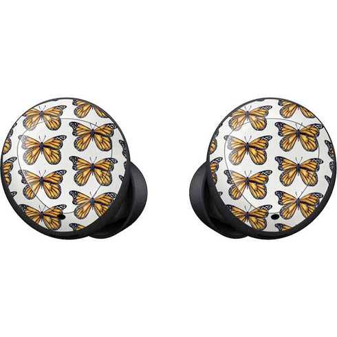Cat Coq Monarch Butterflies Galaxy Buds Skin