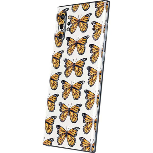 Cat Coq Monarch Butterflies Galaxy Note 10 Plus Skin