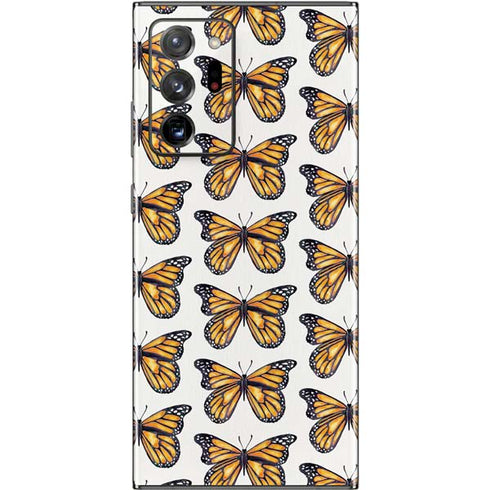Cat Coq Monarch Butterflies Galaxy Note20 Ultra 5G Skin
