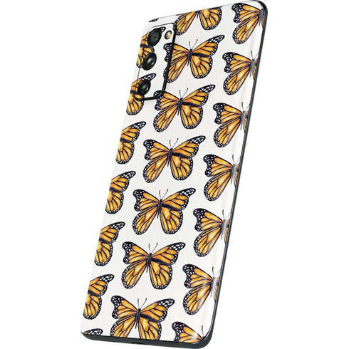 Cat Coq Monarch Butterflies Galaxy S20 Fan Edition Skin