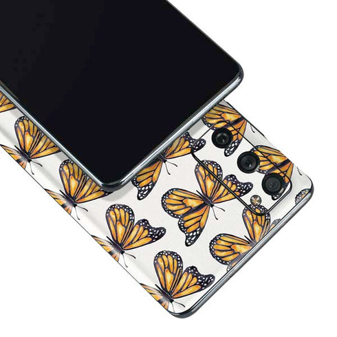 Cat Coq Monarch Butterflies Galaxy S20 Fan Edition Skin