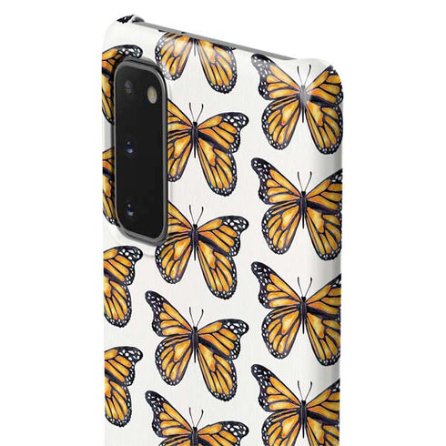 Cat Coq Monarch Butterflies Galaxy S20 Lite Case