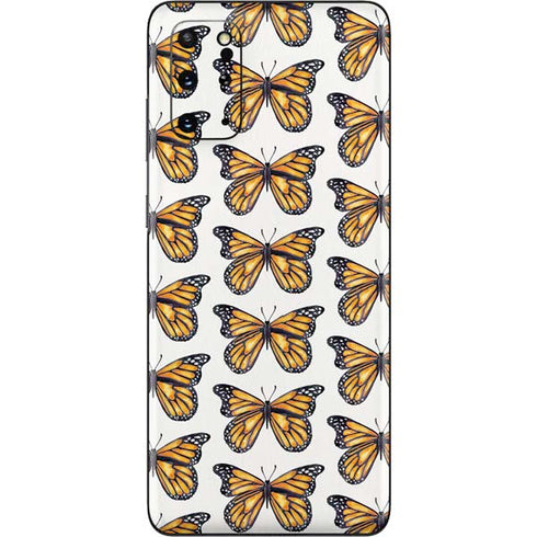 Cat Coq Monarch Butterflies Galaxy S20 Plus Skin