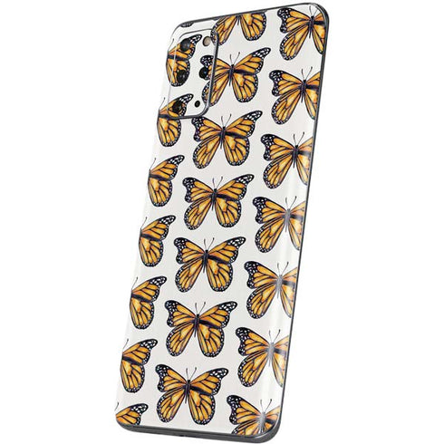 Cat Coq Monarch Butterflies Galaxy S20 Plus Skin