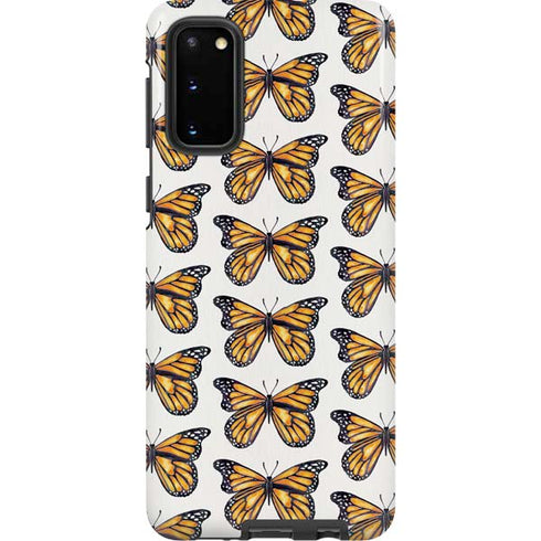 Cat Coq Monarch Butterflies Galaxy S20 Pro Case