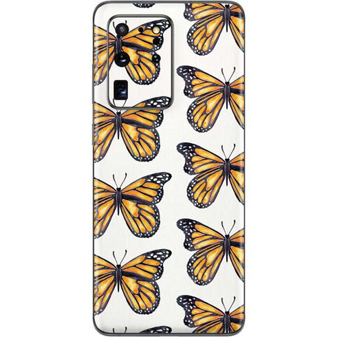Cat Coq Monarch Butterflies Galaxy S20 Ultra 5G Skin
