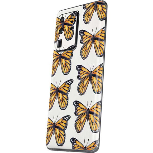 Cat Coq Monarch Butterflies Galaxy S20 Ultra 5G Skin