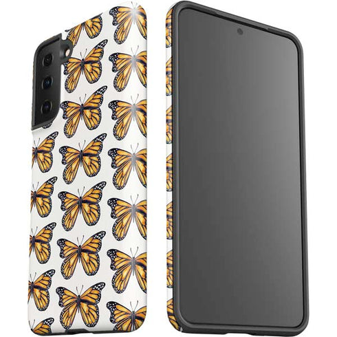 Cat Coq Monarch Butterflies Galaxy S21 Plus 5G Pro Case