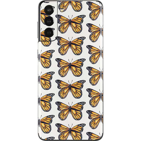 Cat Coq Monarch Butterflies Galaxy S21 Plus 5G Skin