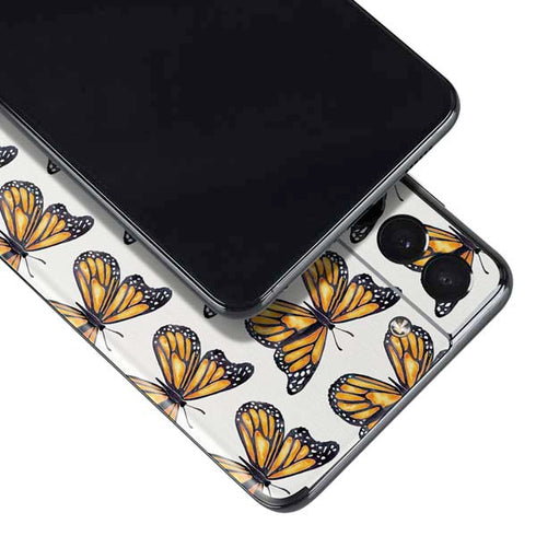 Cat Coq Monarch Butterflies Galaxy S21 Plus 5G Skin