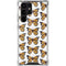 Cat Coq Monarch Butterflies Galaxy S22 Ultra Clear Case